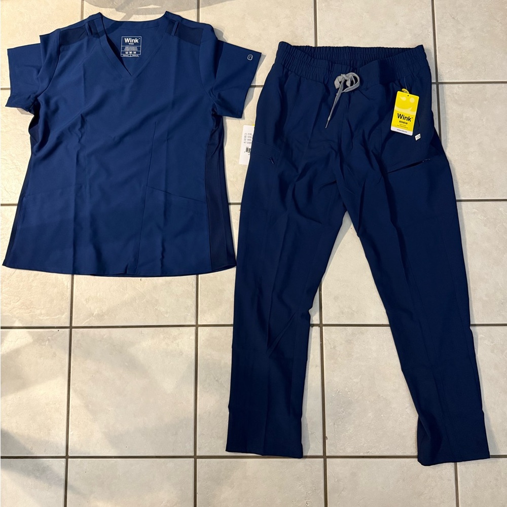 Wink Navy Scrub Ensemble